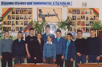 В музейной комнате, посвящённой Ю. А. Гагарину